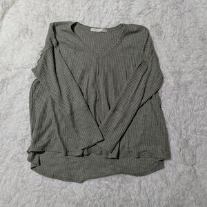 Altar'd State Sage Long Sleeve Top